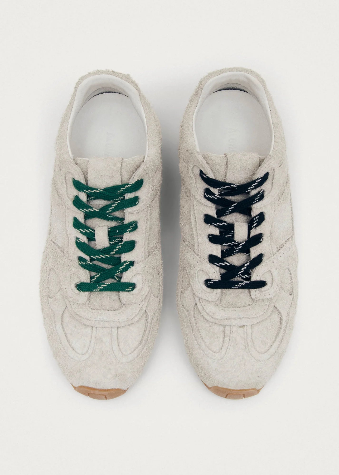 Tb.56 Suede Fuzzy Light Grey Leather Sneakers – Isalis