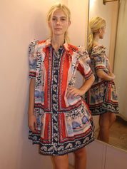 Leslie Dress in Coastal Village