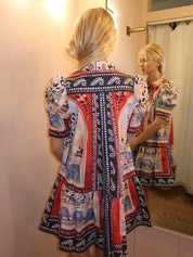 Leslie Dress in Coastal Village
