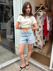 V-Waist Short in Backbeat