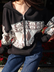 HaydenRS Knit Hoodie in Black