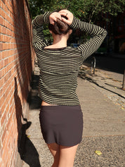FinnleyRS Knit Cardigan in Yellow Stripe