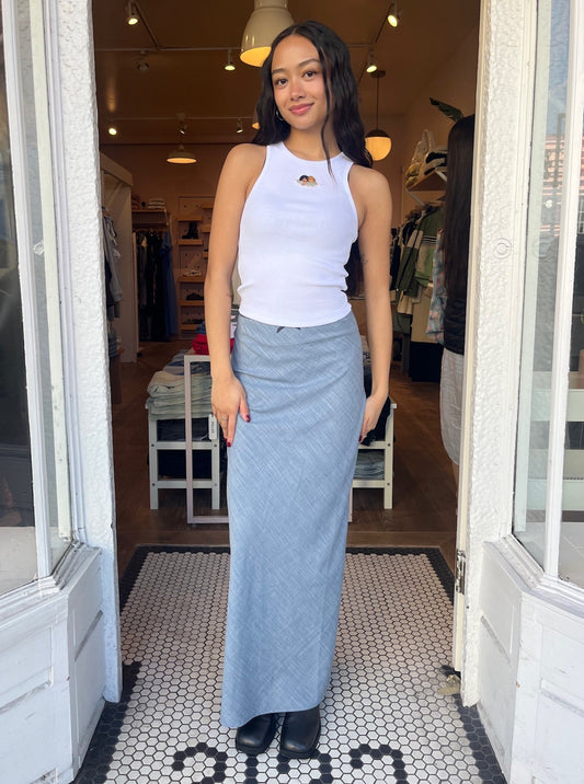 Hope Maxi Skirt in Chambray