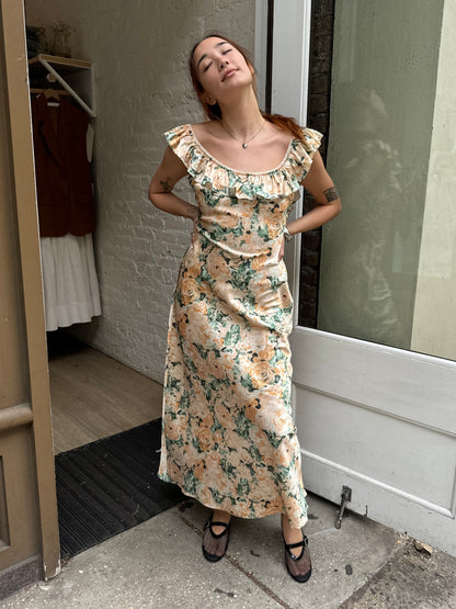 Abigail Maxi Dress in Rose Garden