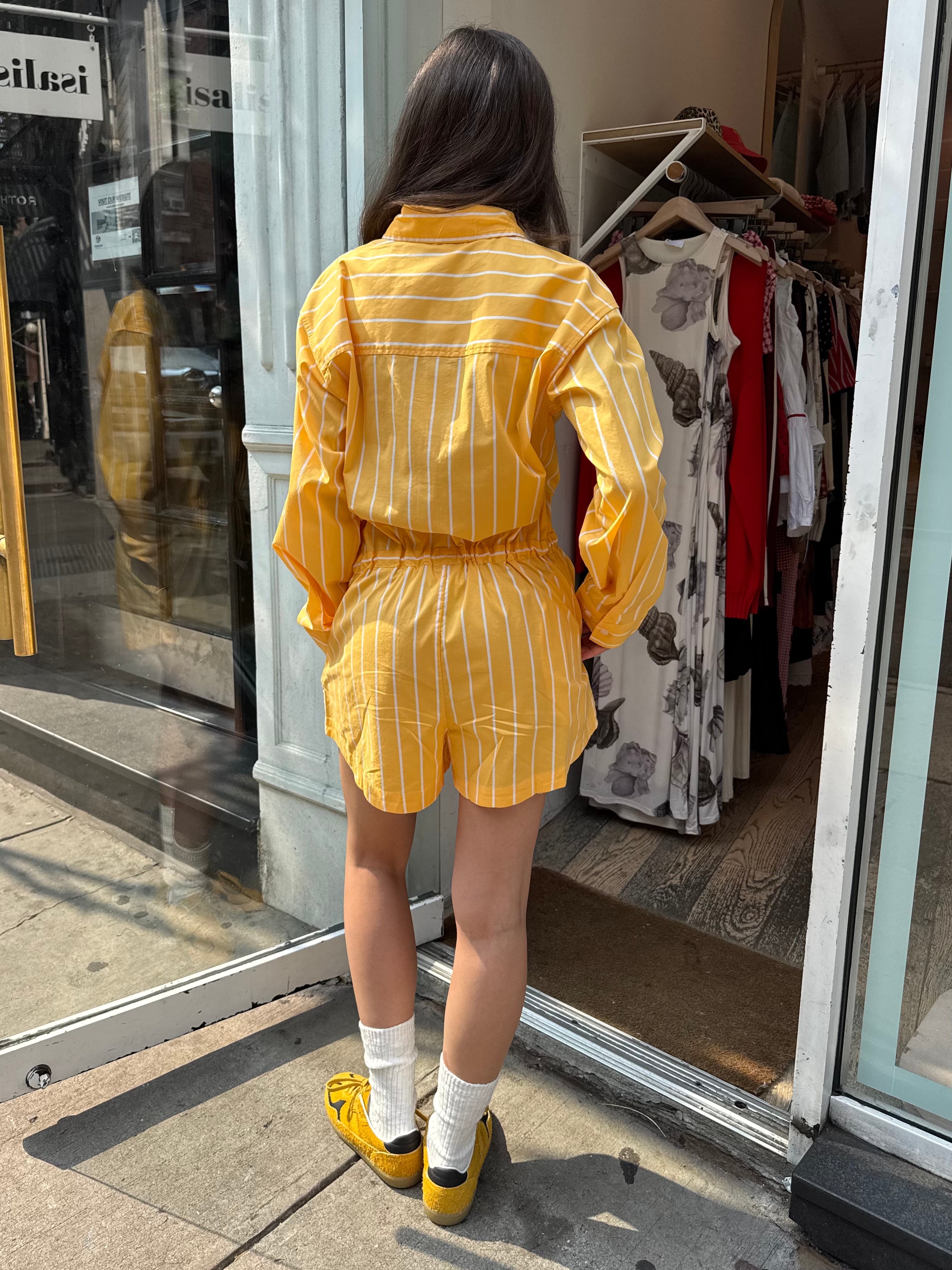 Amelie Romper in Papaya