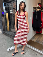 Picnic Hockney in Red Check