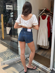 Ridley Short in Duster