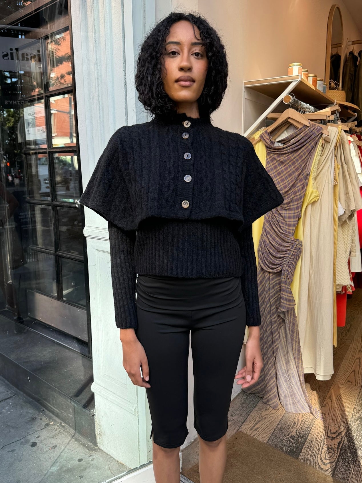 Yanai Knit Top in Black – Isalis