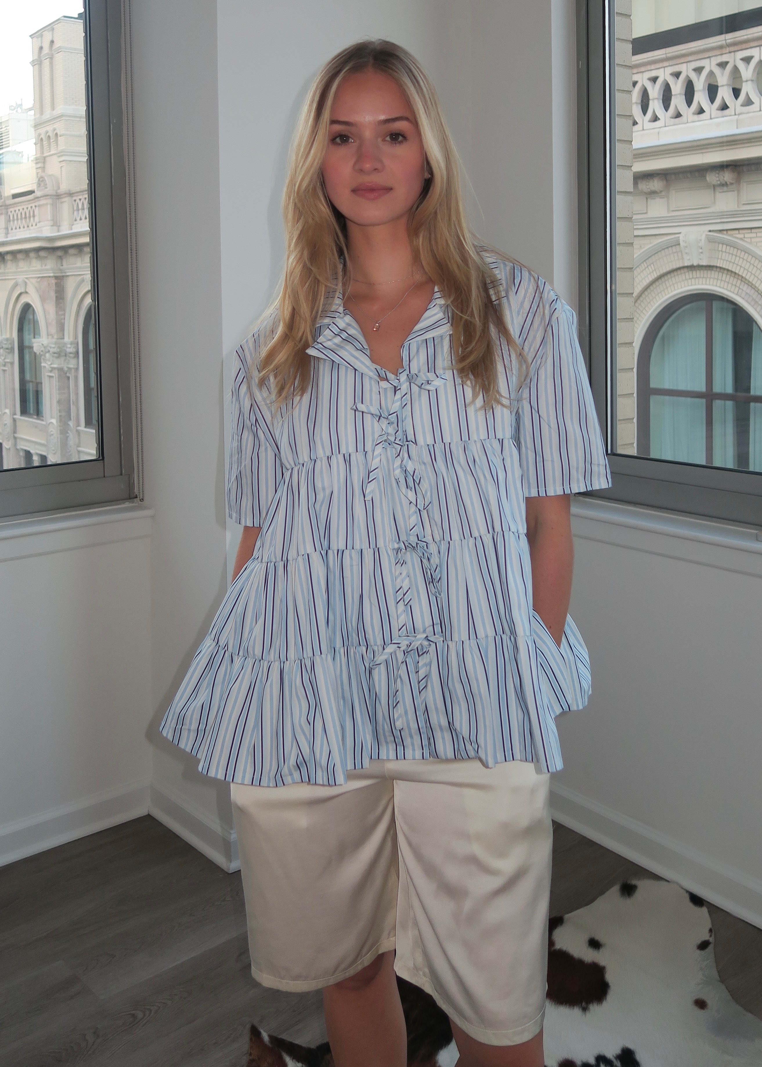 Desiree Shirt in Stripes