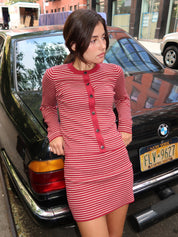 Alani Knit Cardigan in Scarlet Taupe