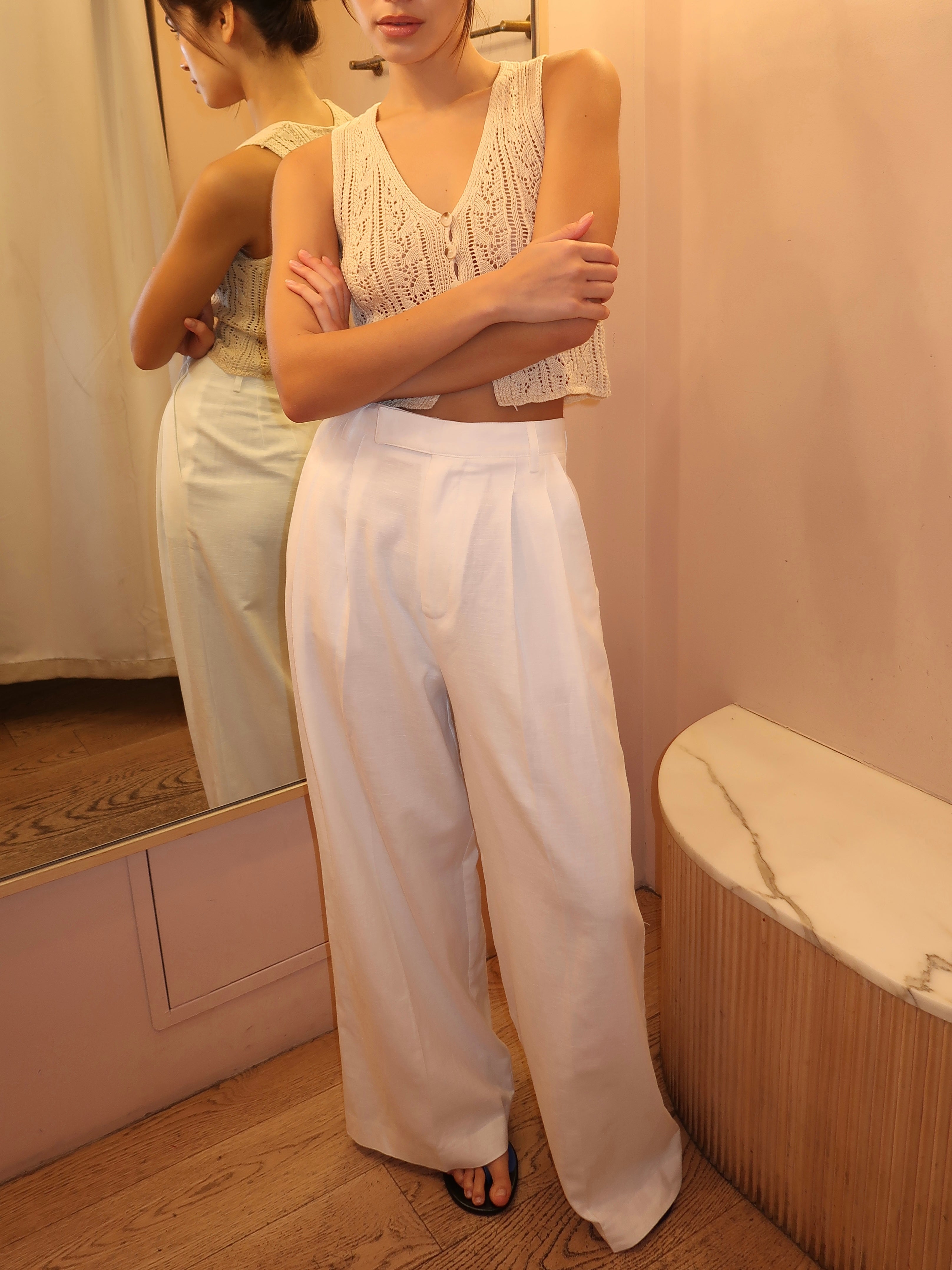 Milani Pants in White