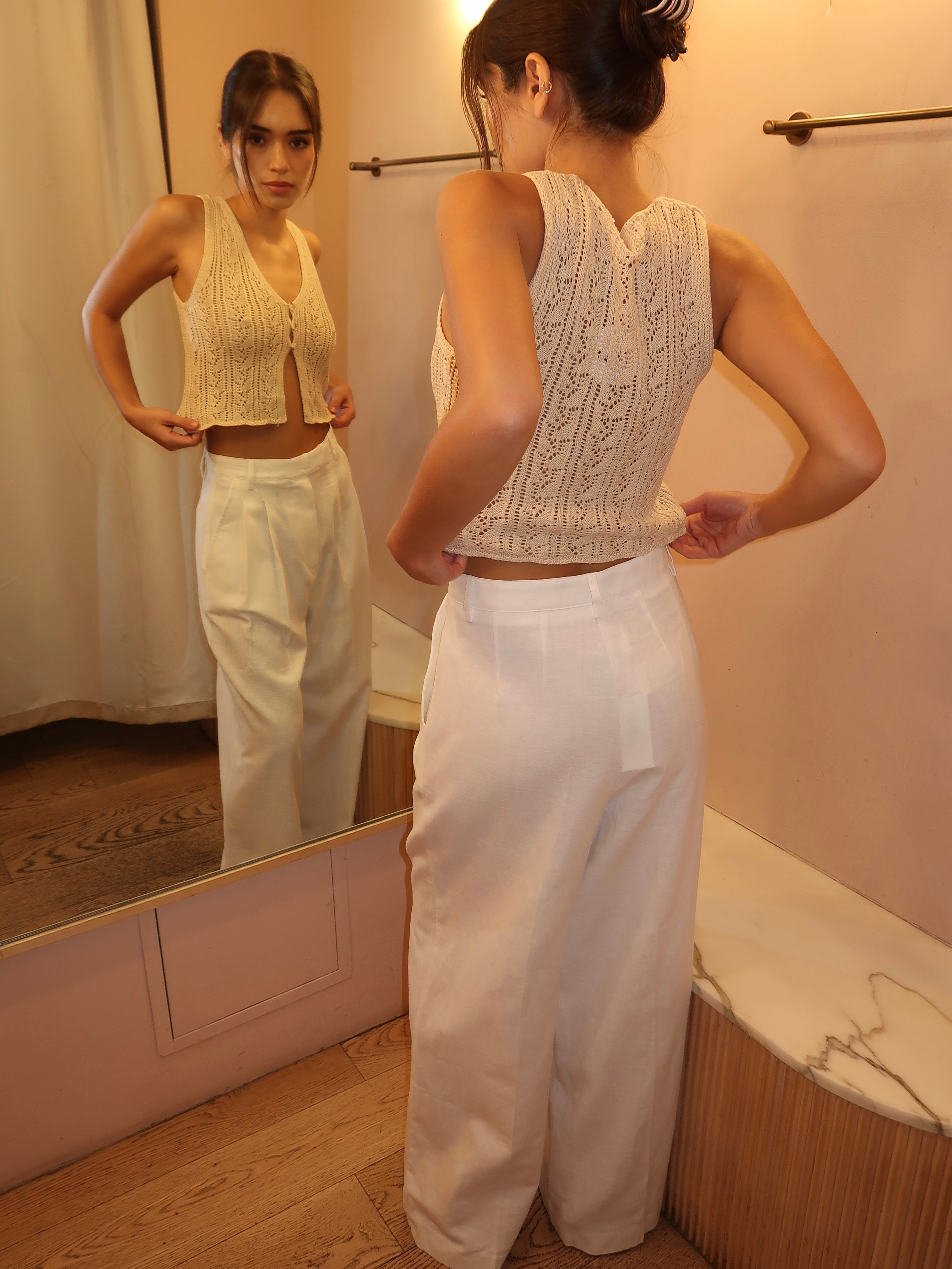 Milani Pants in White