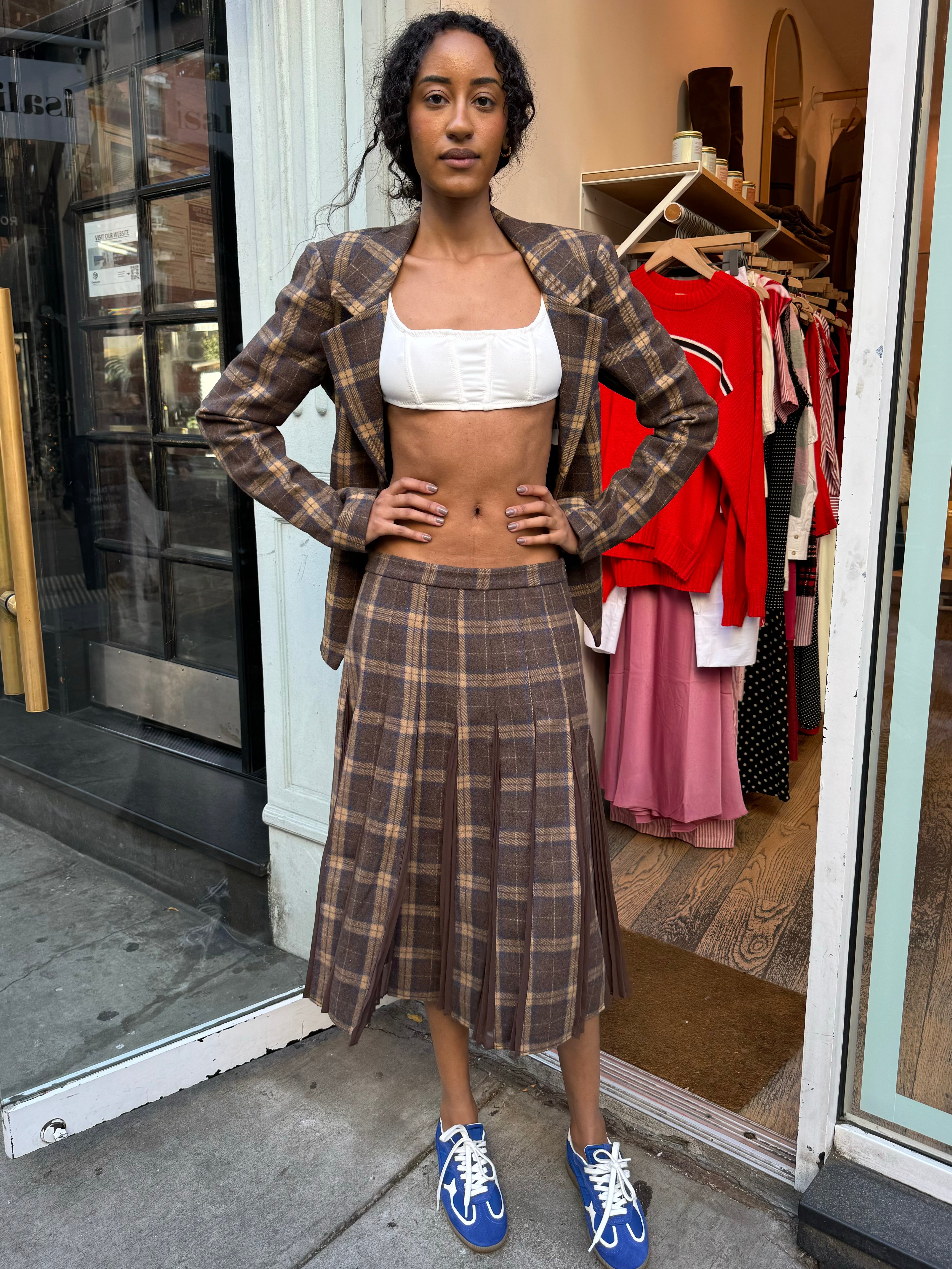 Gibson Tartan Skirt in Multi – Isalis