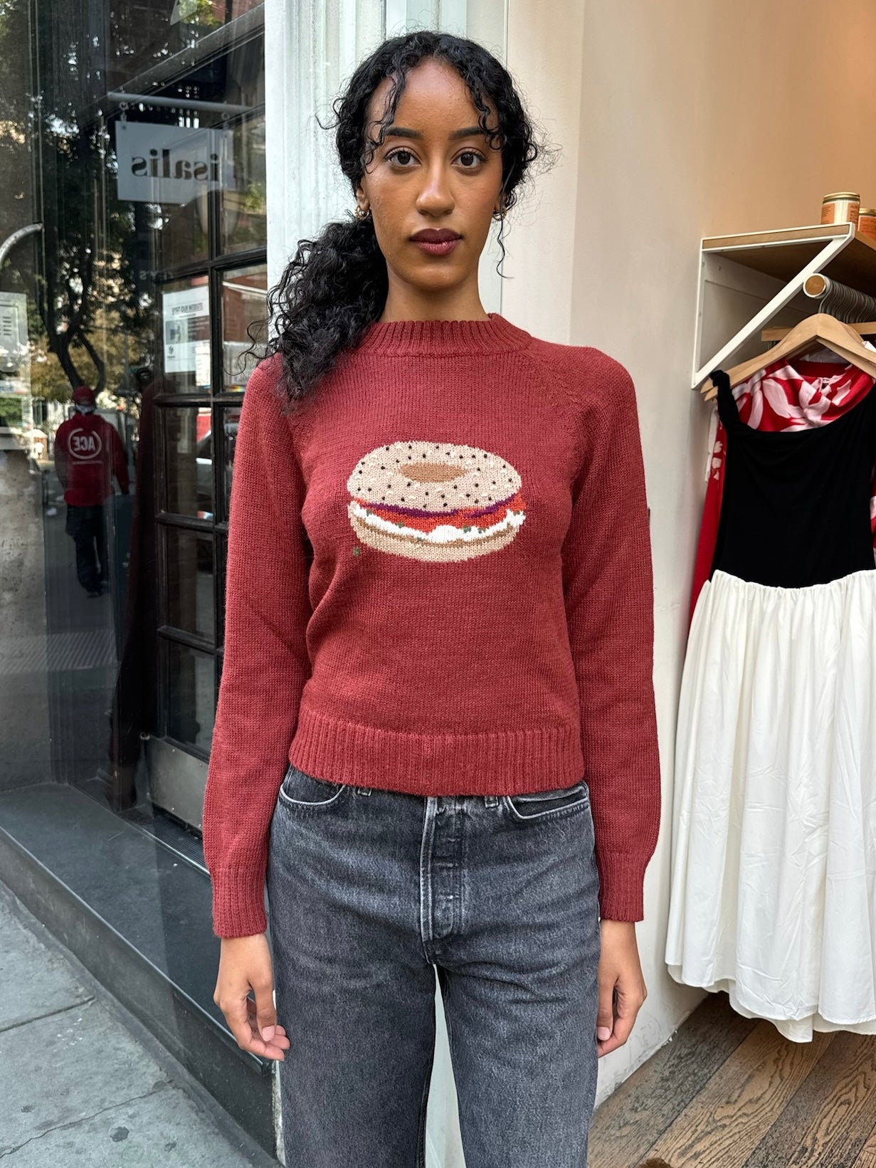 Schmear Sweater in Burnt Sienna – Isalis
