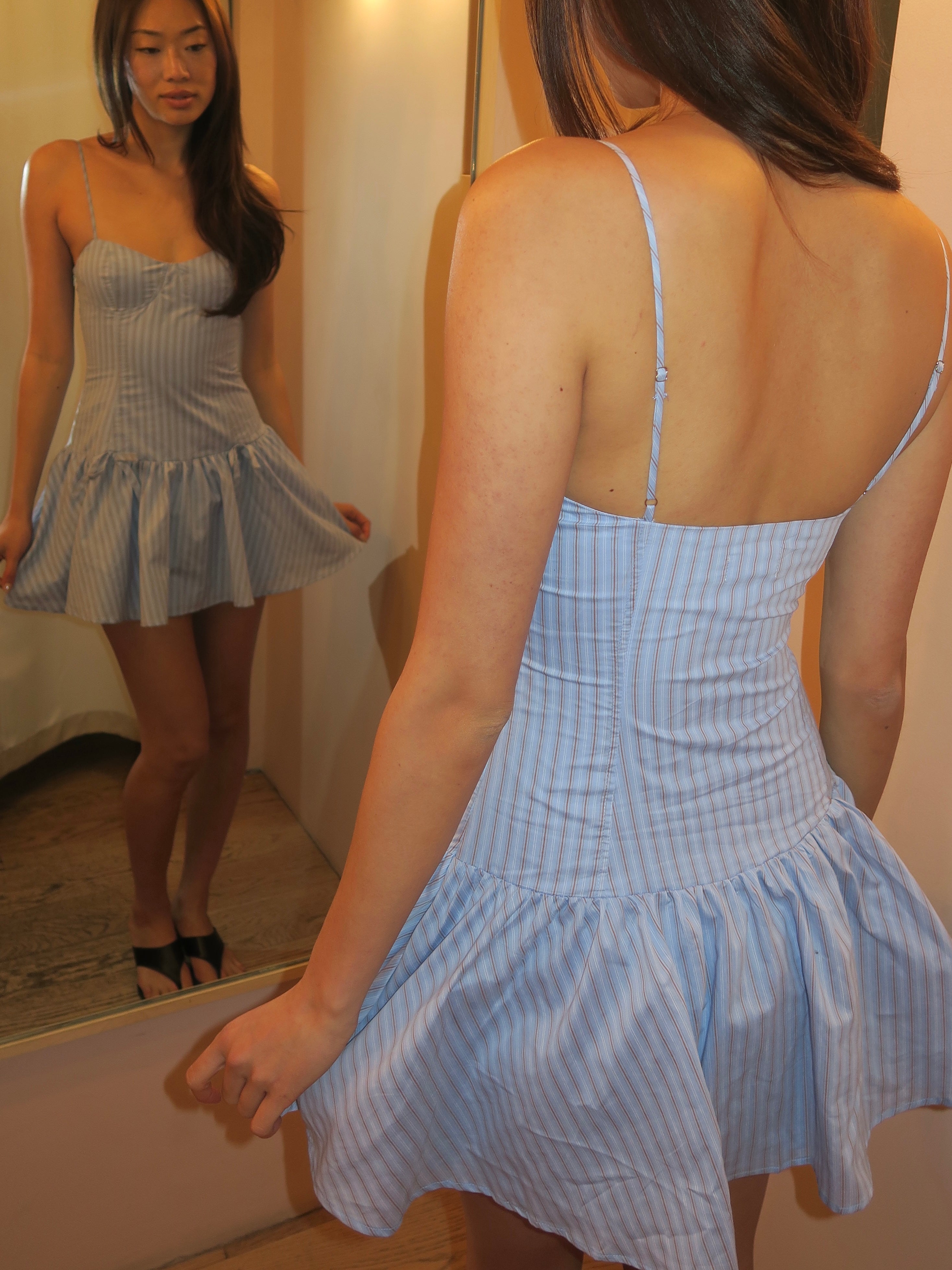 Sprouse Mini Dress in Chambray