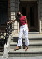 Cassis Pant in White