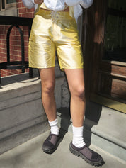 Taffeta Board Short in Butter