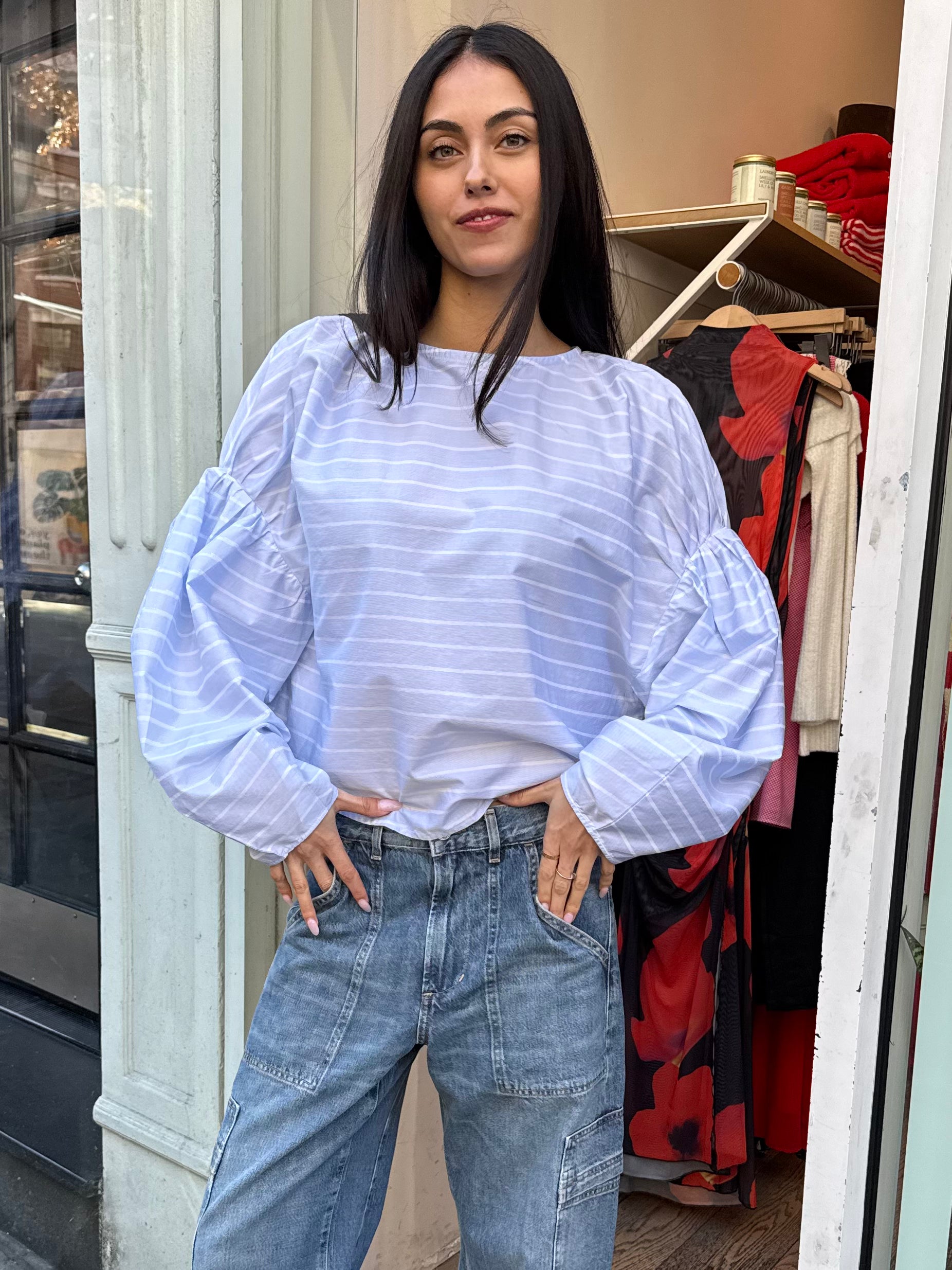 Anika Top in Rhodes Stripe
