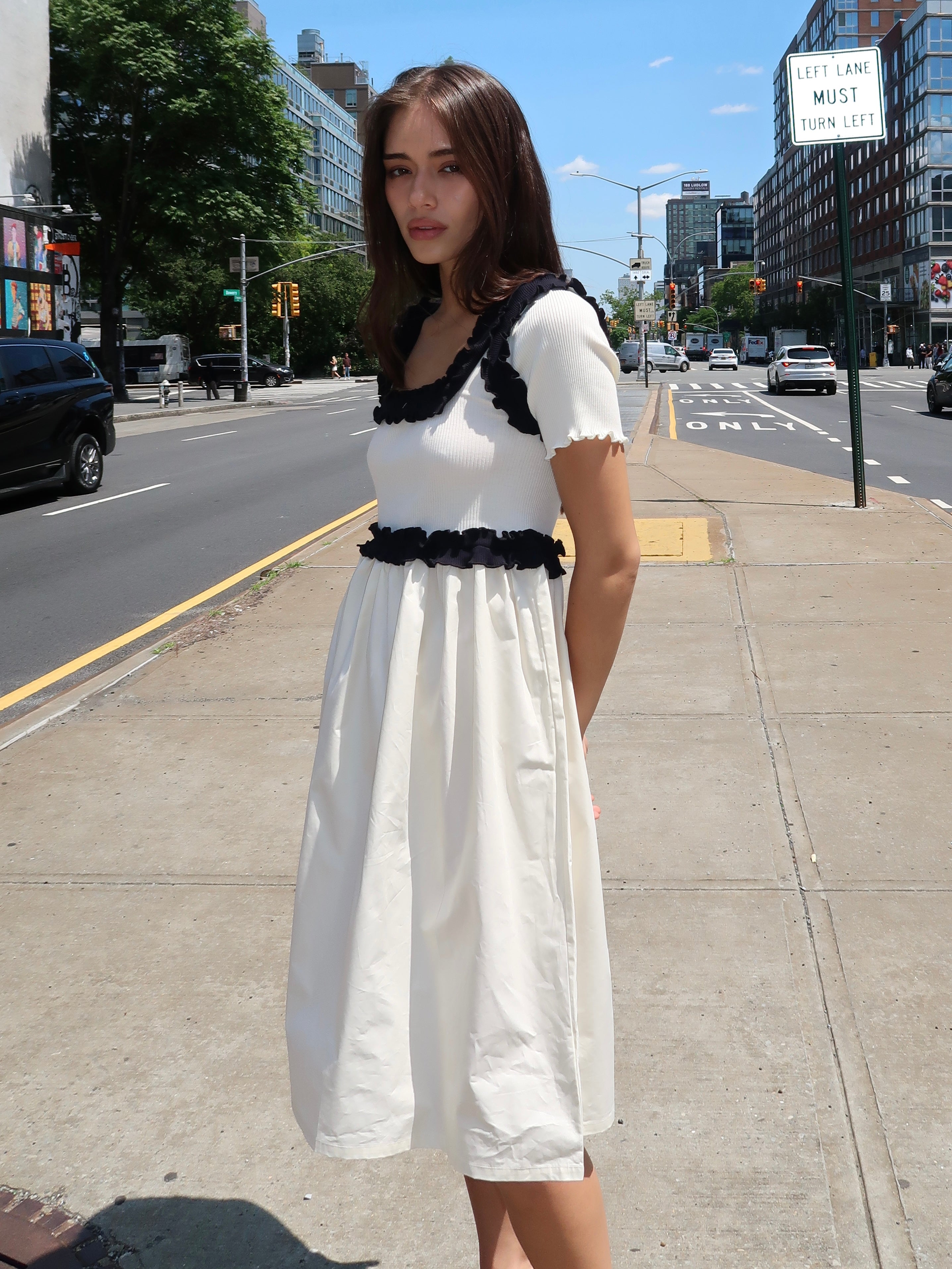 Celine Dress in White