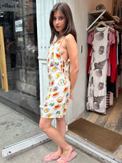 Samira Dress in Ivory Fruit Cocktail