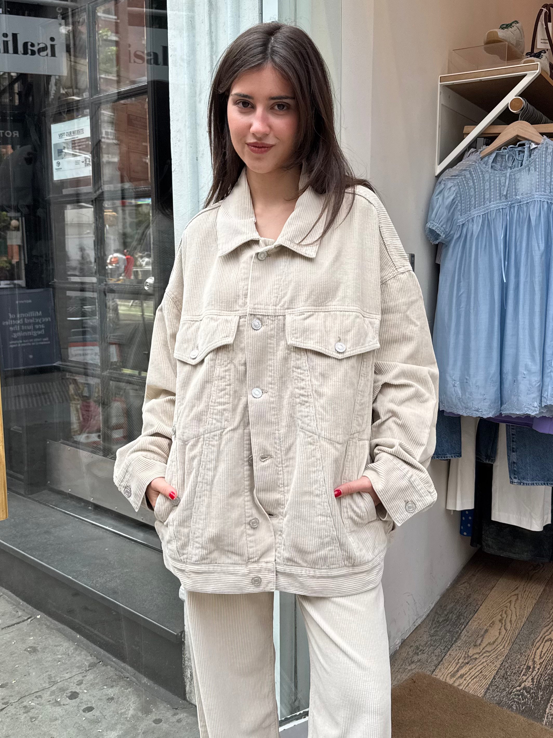 Reworked Wayne Jacket in Rice Grass – Isalis