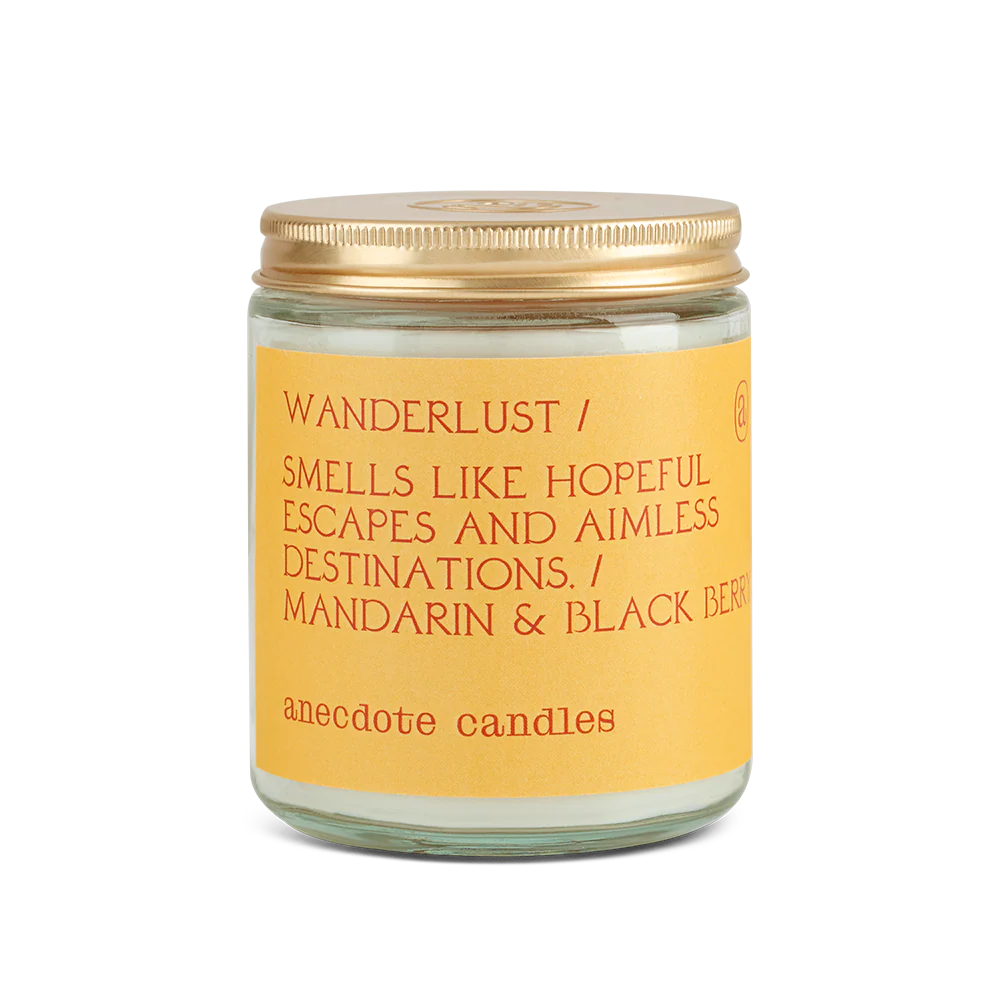 Wanderlust Glass Jar Candle – Isalis
