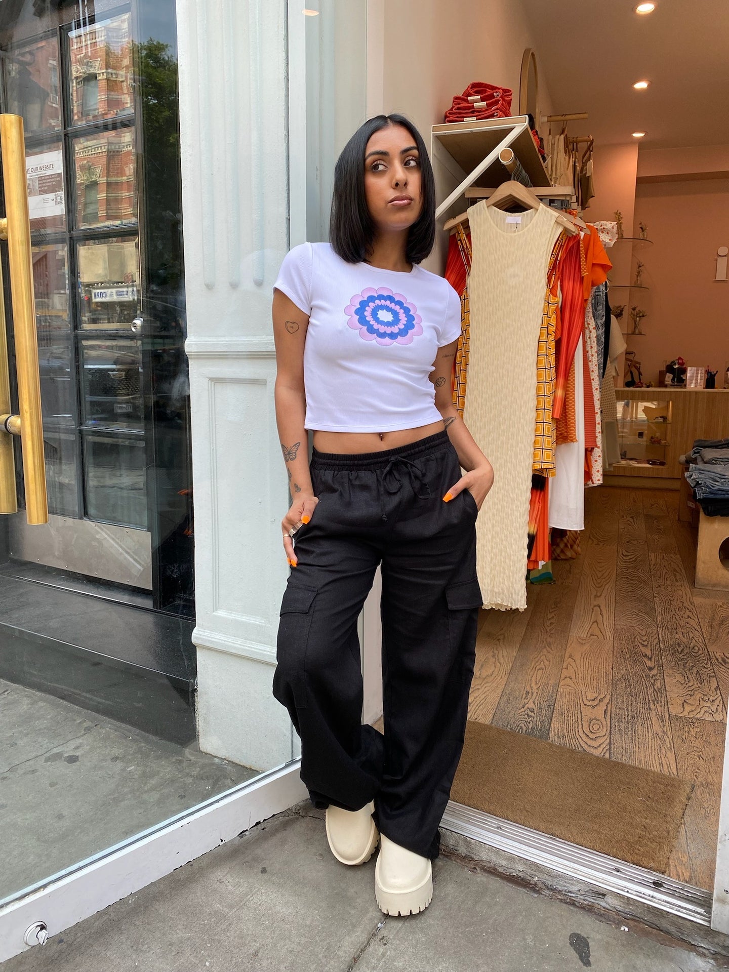 Baby Tee in Afternoon Delight