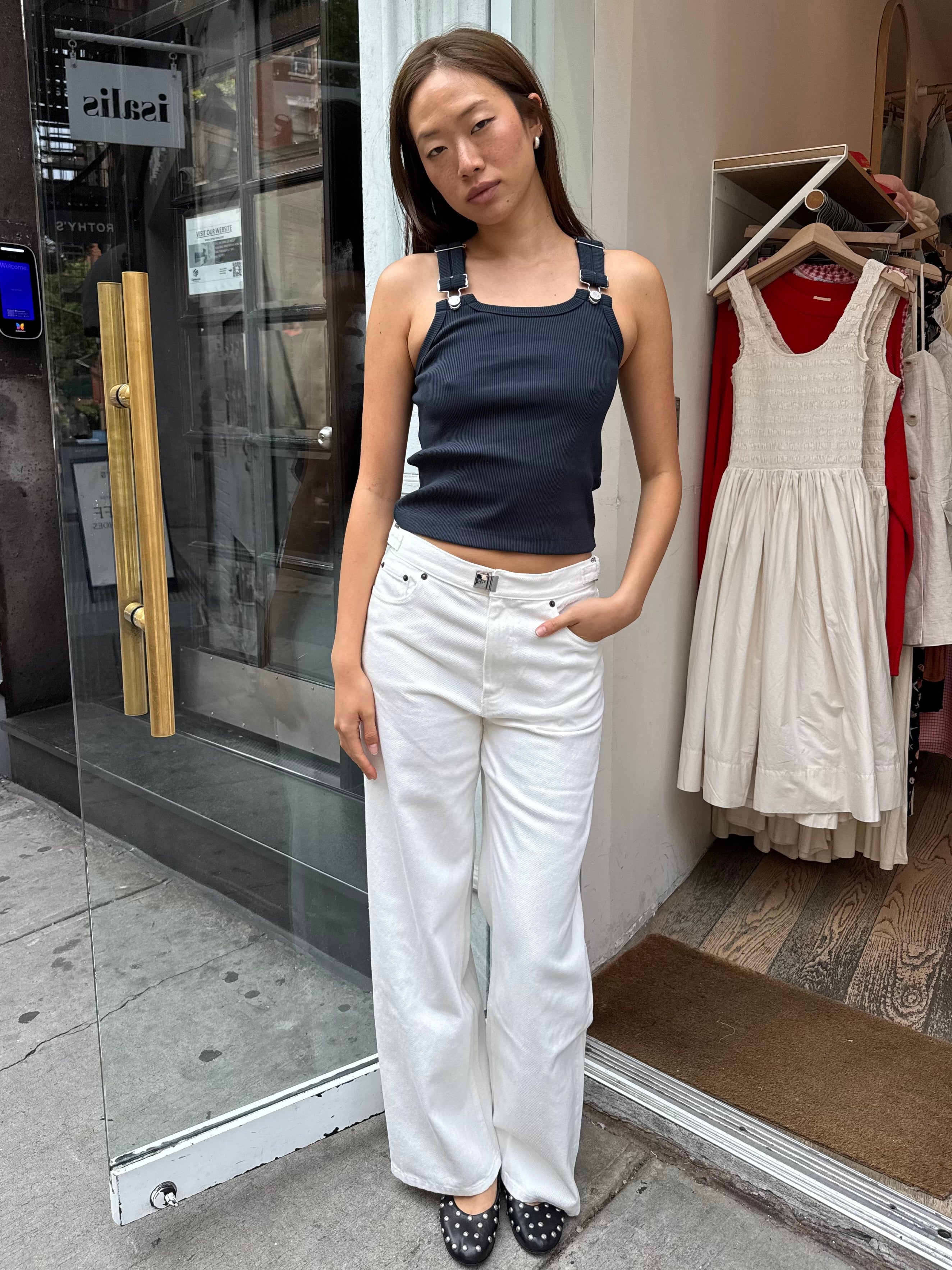 Buckle Jean in Milk