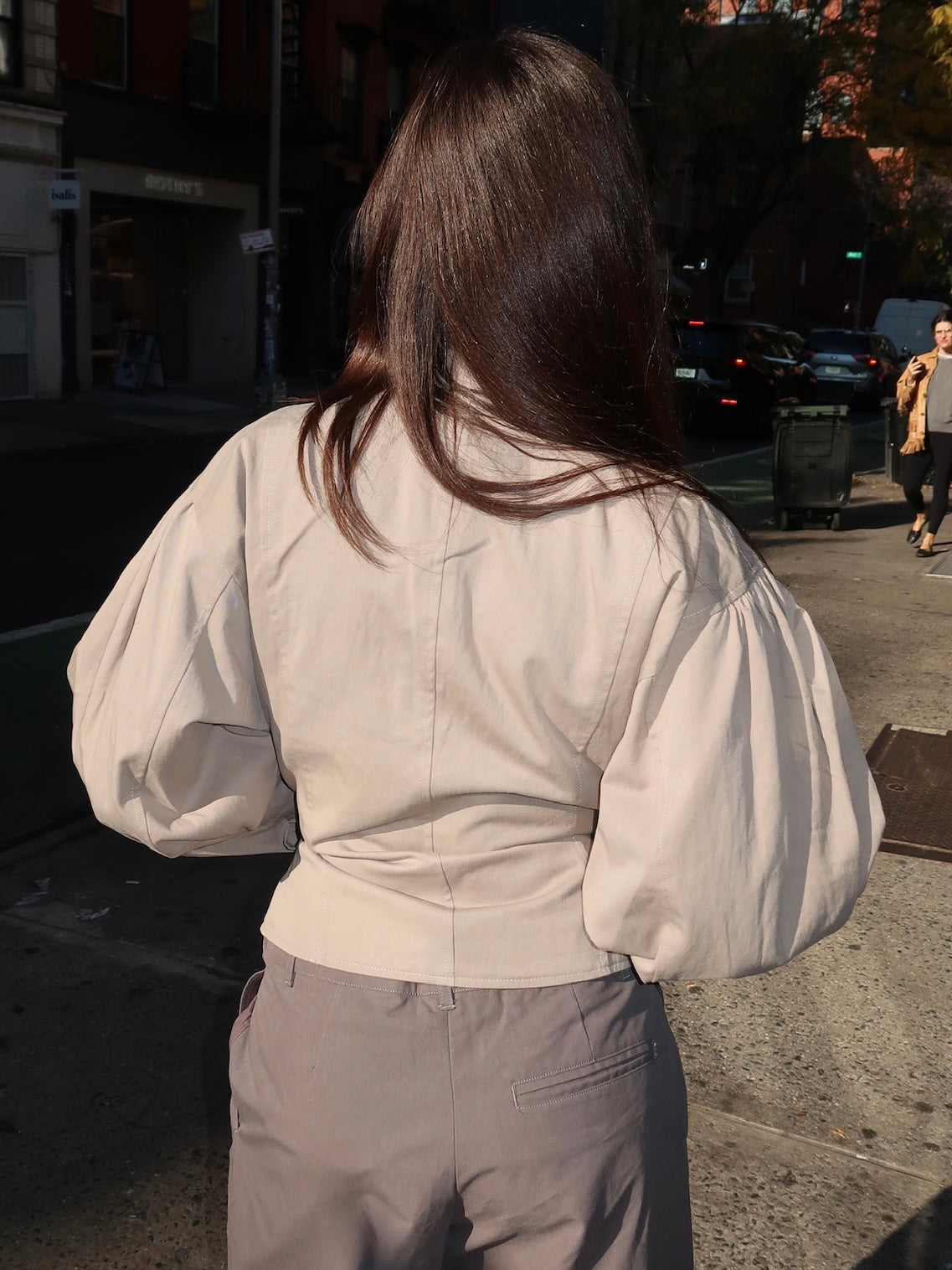 Globo Jacket in Light Grey