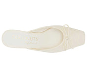Geneva Heel in Ivory Croc