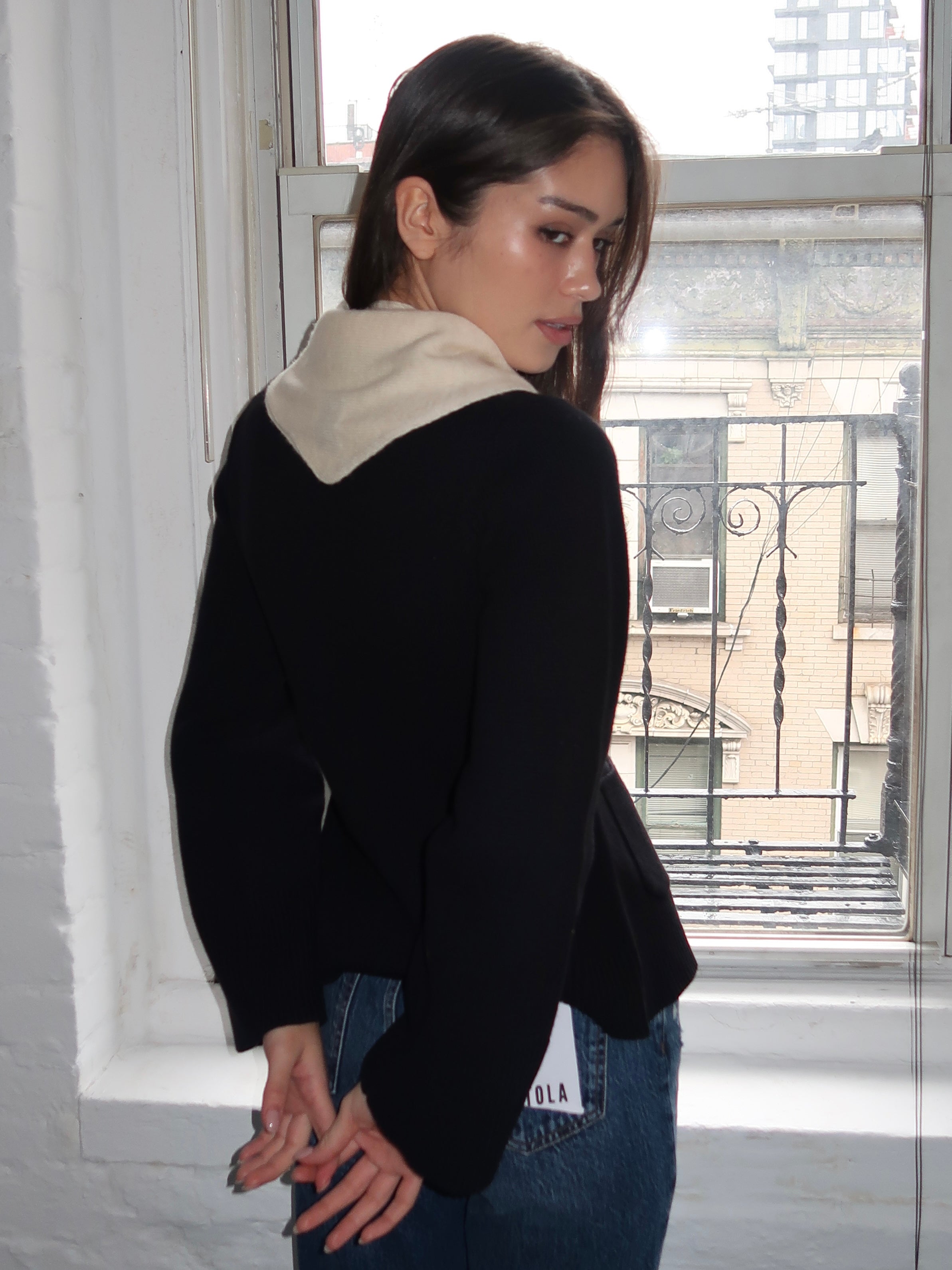 Cashmere Bandana in Oatmeal