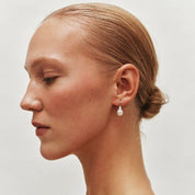 Odette Earrings in Pearl/Silver
