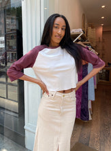 Load image into Gallery viewer, Baseball Tee in Plum
