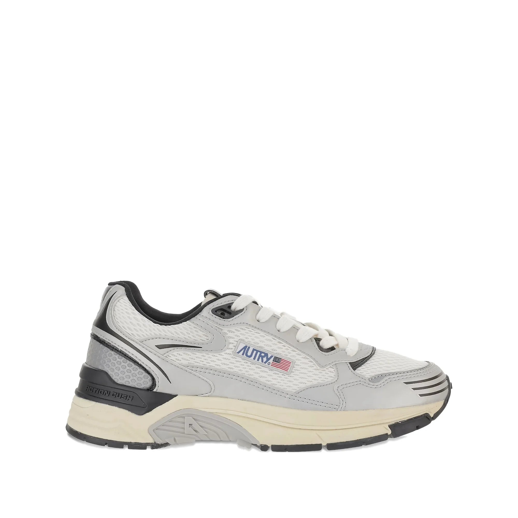 Hyperway Low in Mesh/Mir Silver/Black