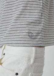 Stripe Tee in Grey