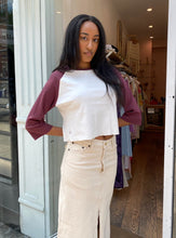 Load image into Gallery viewer, Baseball Tee in Plum
