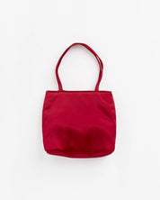 Little Silk Bag in Burgundy Red