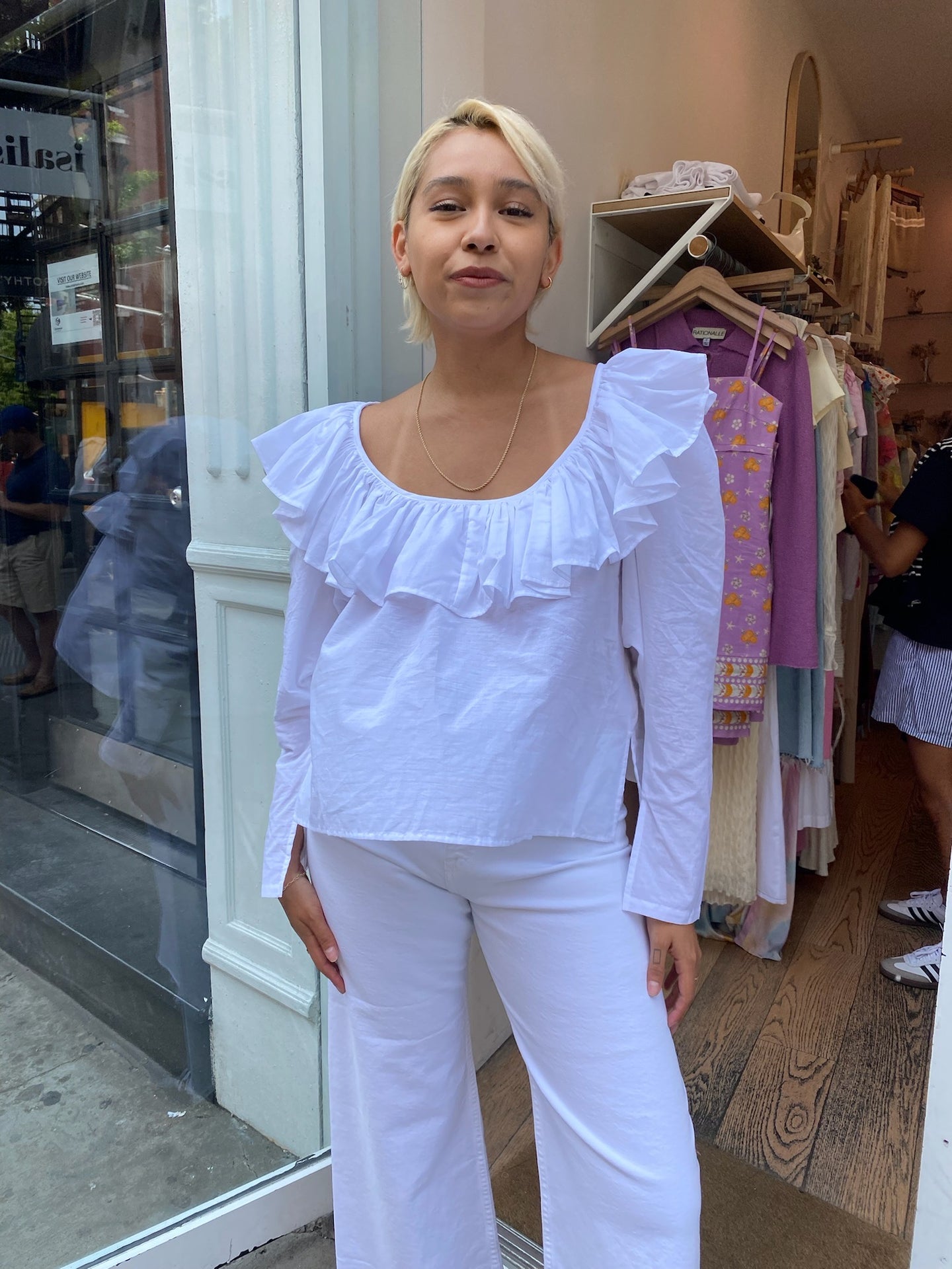 Cynthia Top in White
