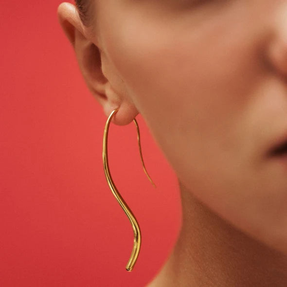 Lenora Earrings in Gold