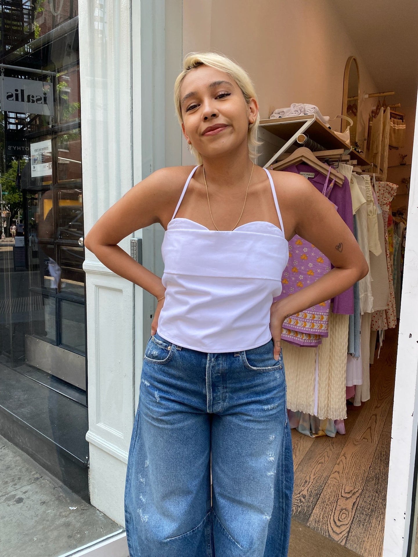 Verona Top in White