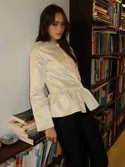 Yuna Jacket in Cream White