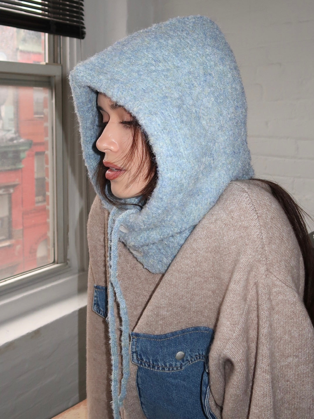 Isalis Balaclava Hood in Robin