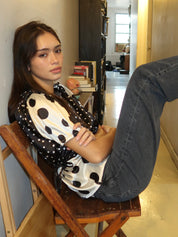 Mila Top in Dots