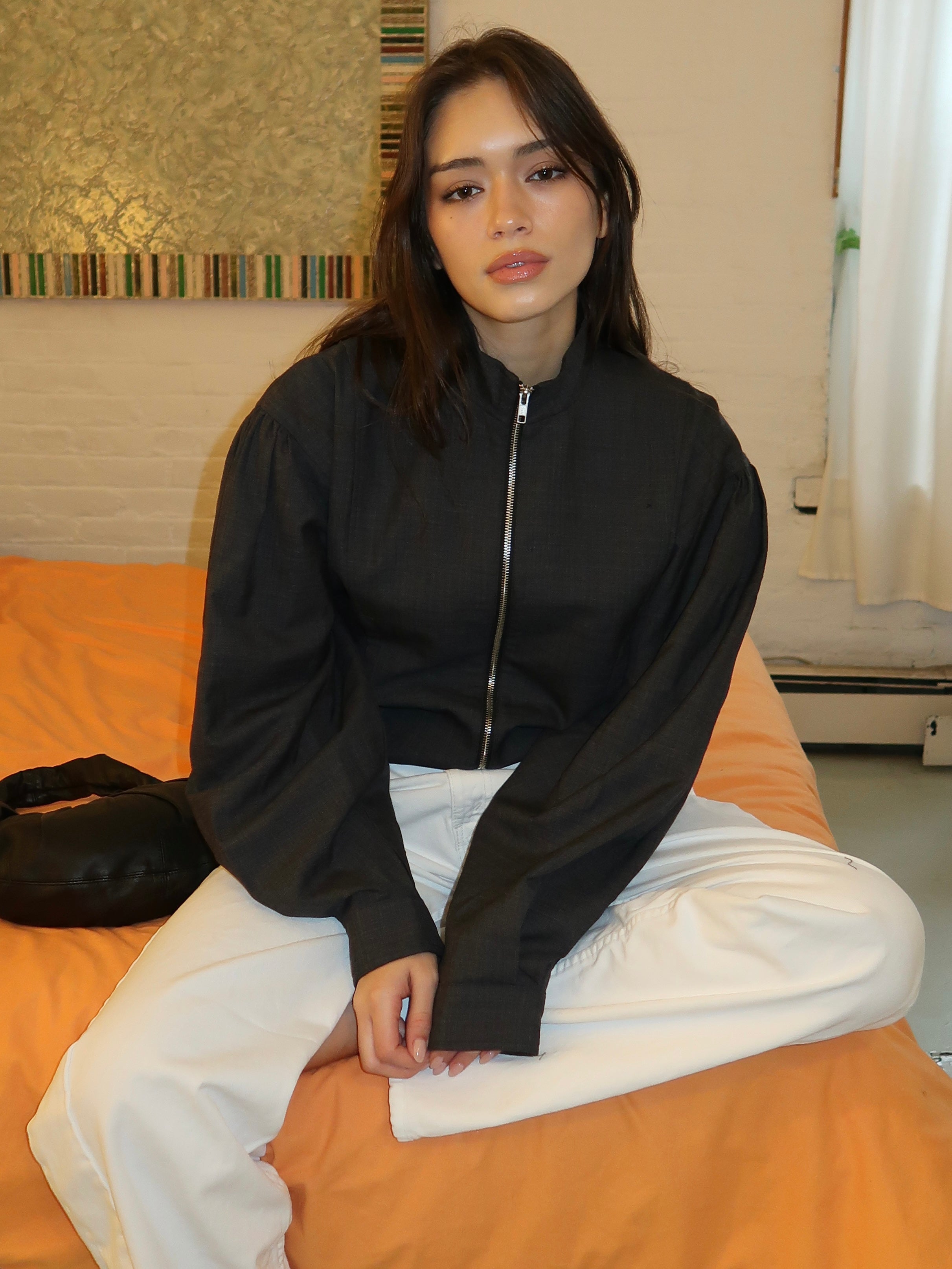 Globo Jacket in Charcoal