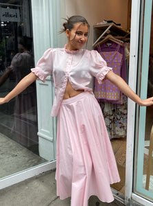 Paperdoll Midi Skirt in Baby Soft