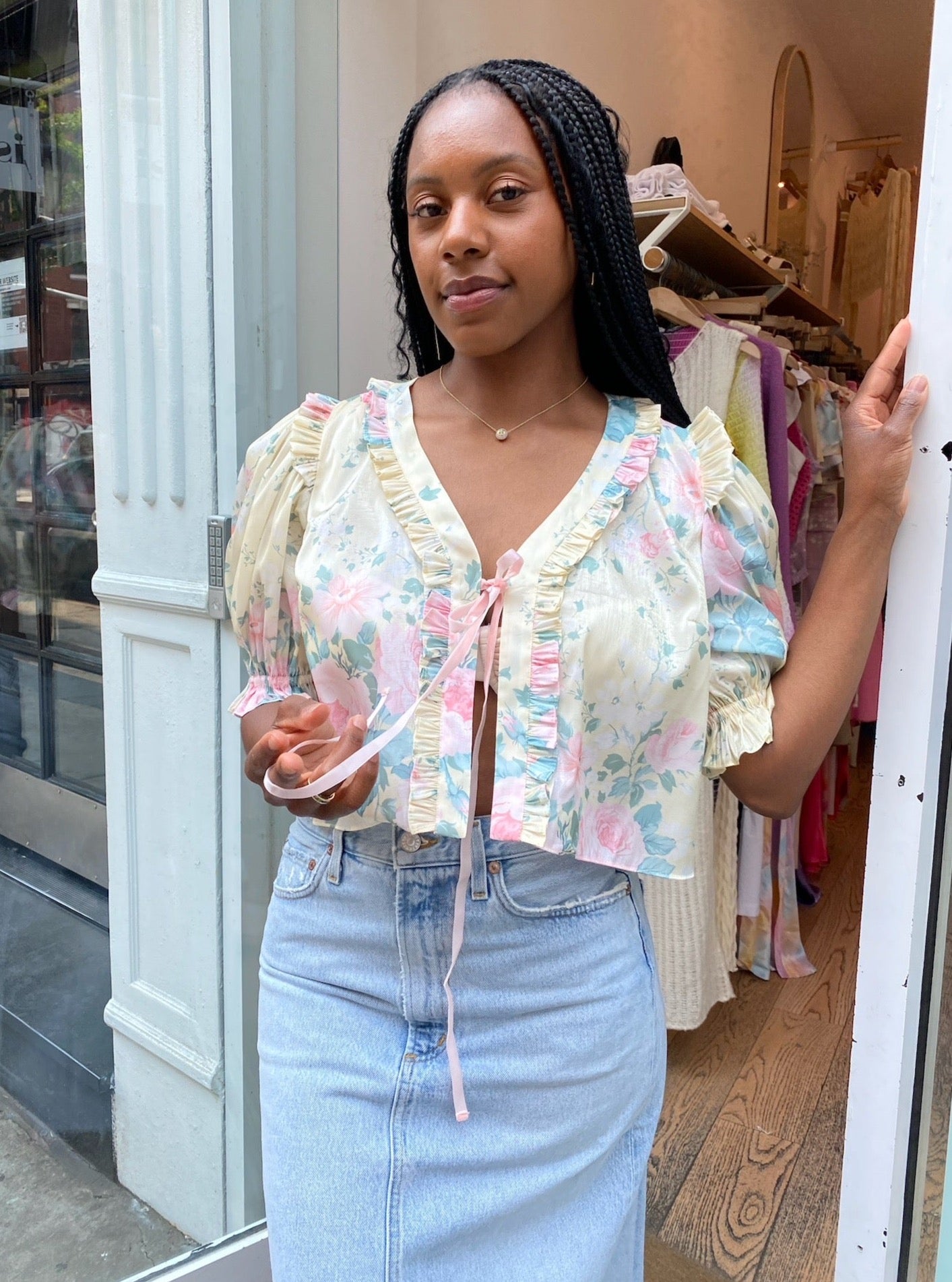 The Paper Doll Blouse Top in Fantasy