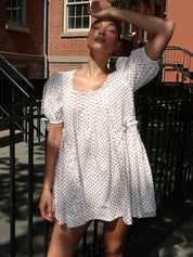 Meri Mini Dress in Red Spot