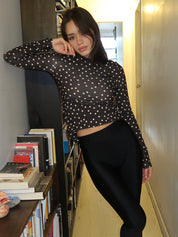 Suni Top in White Dots