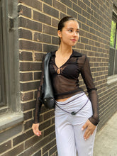 Load image into Gallery viewer, Ace Mesh Top in Black
