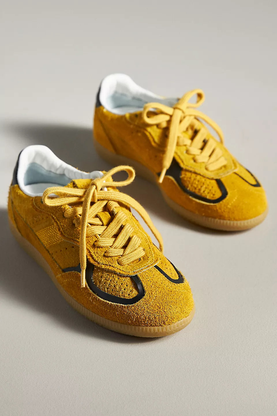 Tb.490 Rife Suede Fuzzy Yellow Sneakers